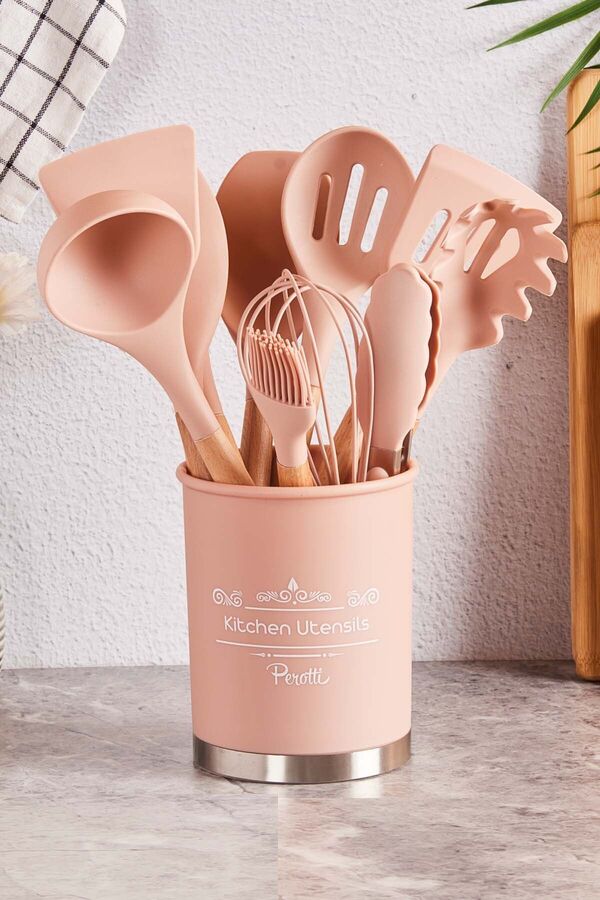 Masterno Pink 12 Parça Silikon Set - 1